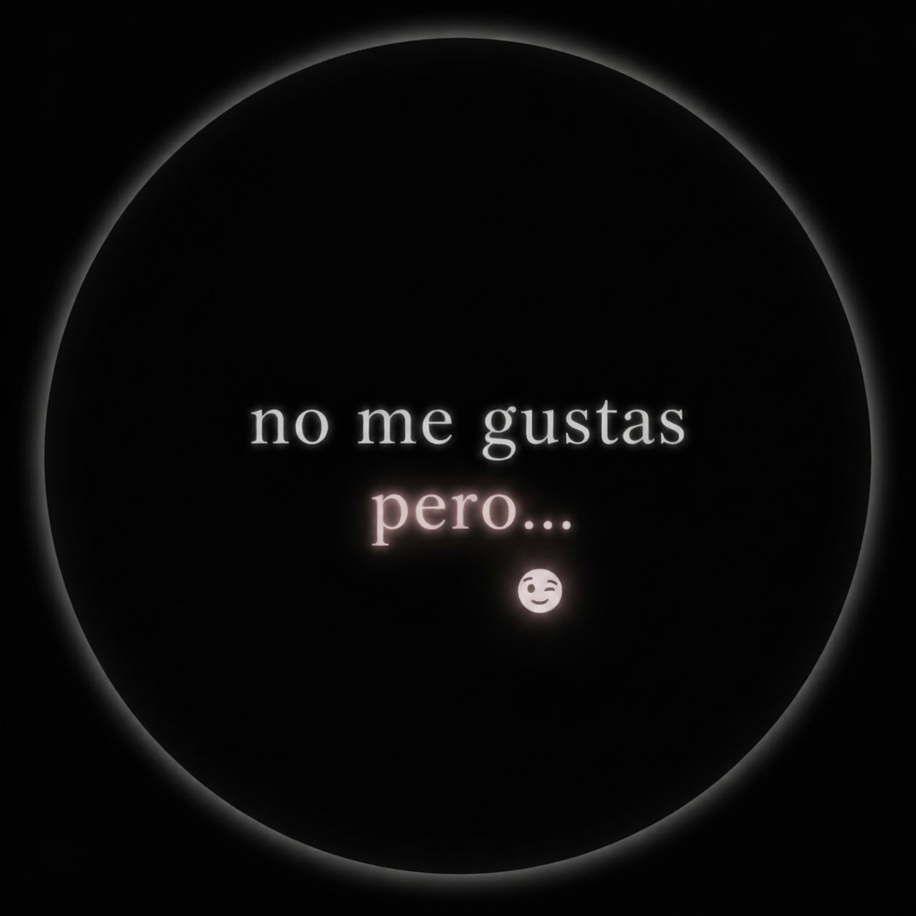 No me gustas pero…